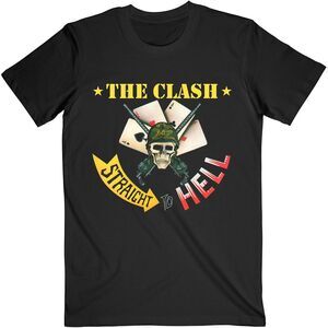 The Clash Unisex Adult Straight To Hell T-Shirt / Black